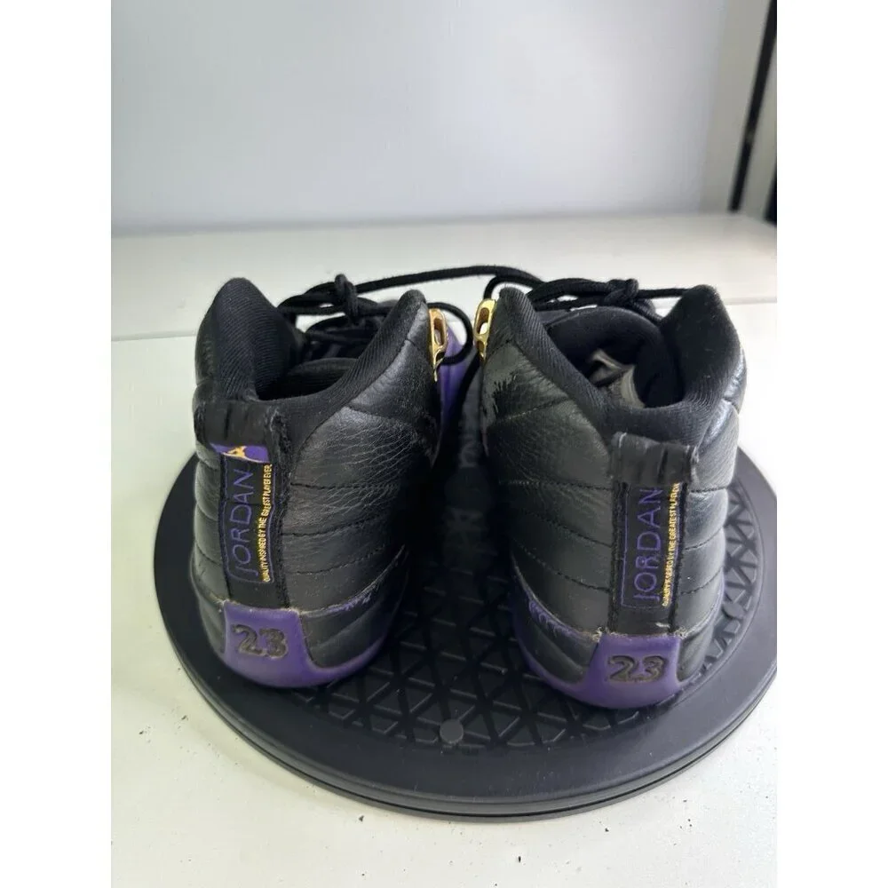 Air Jordan 12 Field Purple Retro Size 4y GS Sneakers Black 2023 153265-057